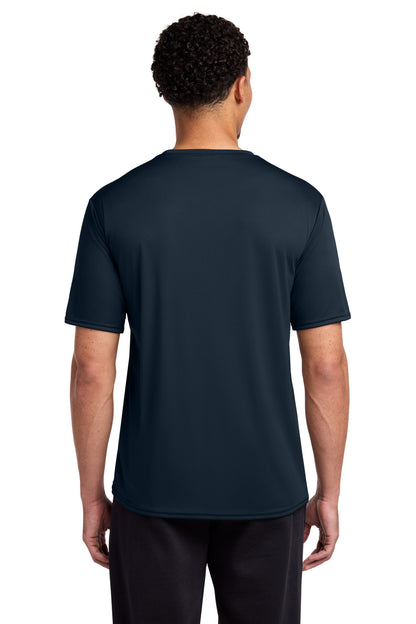 Deep Navy Port & Co Performance Tee. PC380 plain