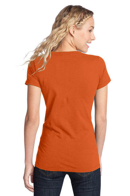 Deep Orange District Women's Fitted The Concert Tee DT5001 plain