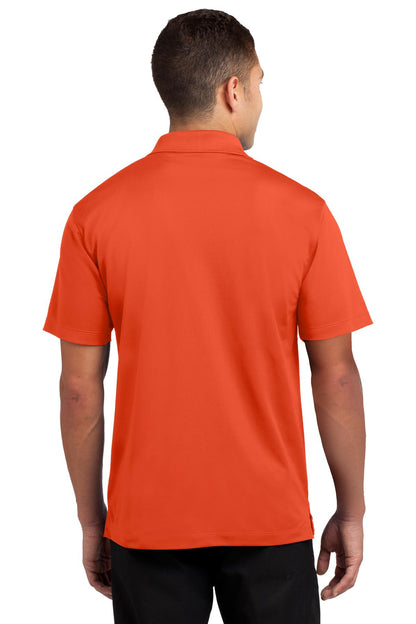 Deep Orange Sport-Tek Micropique Sport-Wick Polo. ST650 plain