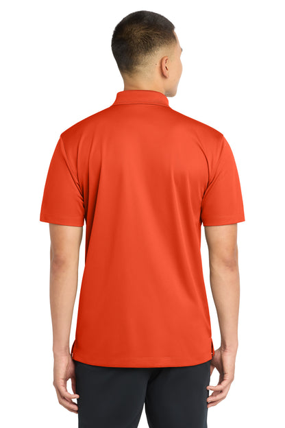 Deep Orange Sport-Tek Micropique Sport-Wick Polo. ST650 plain