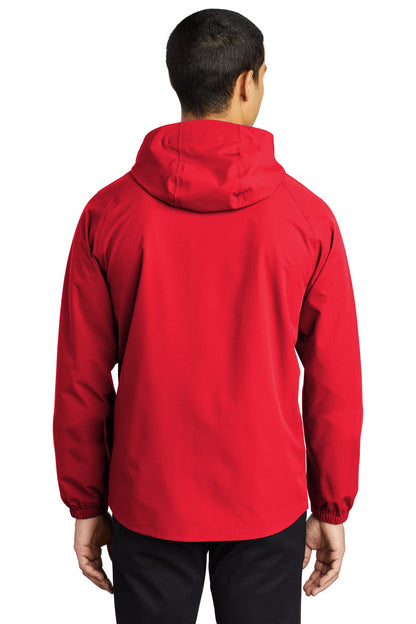 Deep Red Port Authority Essential Rain Jacket J407 plain