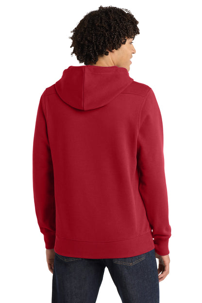 Deep Red Sport-Tek Lace Up Pullover Hooded Sweatshirt. ST271 plain