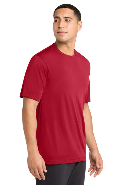 Deep Red Sport-Tek PosiCharge Competitor Cotton Touch Tee. ST450 plain
