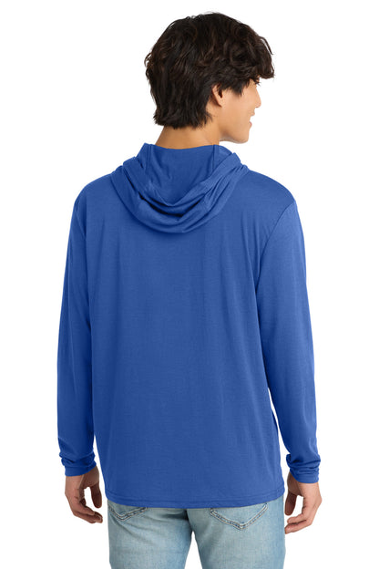 Deep Royal District Perfect Tri Long Sleeve Hoodie. DM139 plain