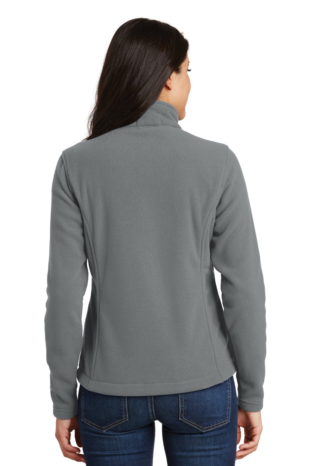 Deep Smoke Port Authority Women's Value Fleece Jacket. L217 plain