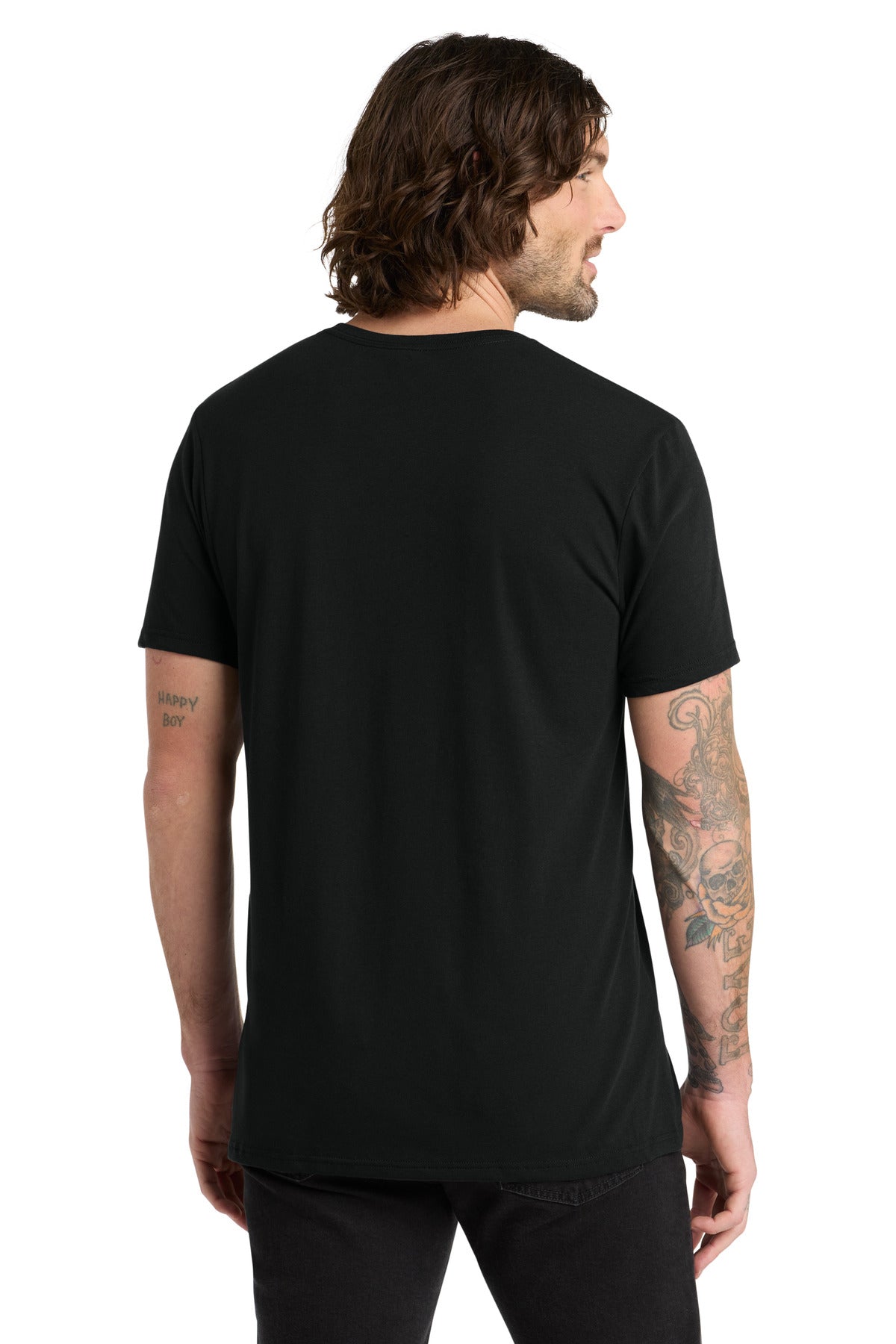 DeepBlack Allmade Unisex Tri-Blend V-Neck Tee AL2014 plain