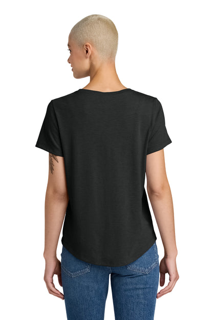 DeepBlack Allmade Women's Relaxed Tri-Blend Scoop Neck Tee AL2015 plain