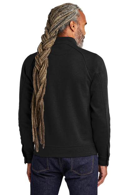 DeepBlack Brooks Brothers Double-Knit Full-Zip BB18210 plain