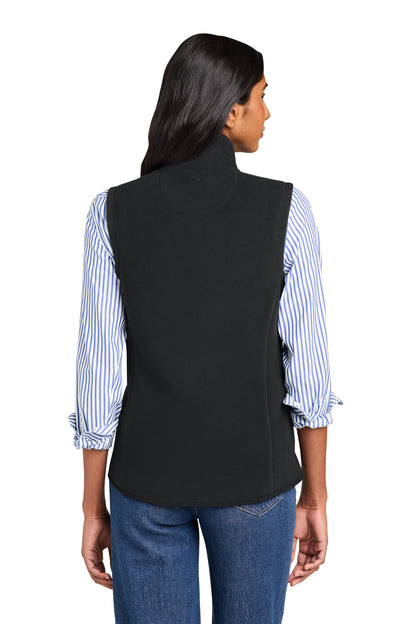 DeepBlack Brooks Brothers Women's Fleece Vest BB18615 plain