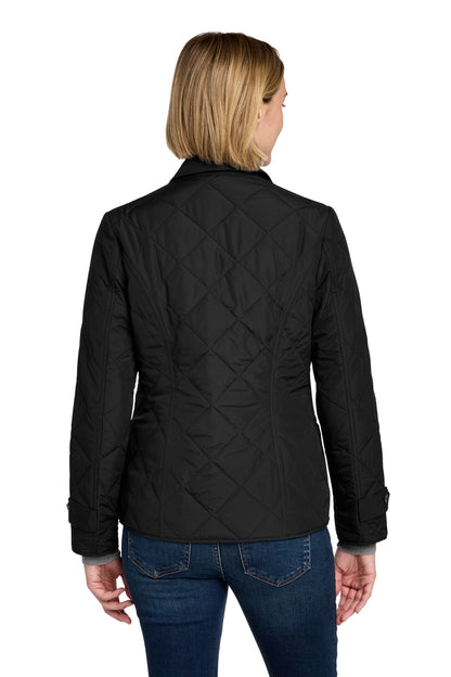 DeepBlack Brooks Brothers Women's Quilted Jacket BB18601 plain