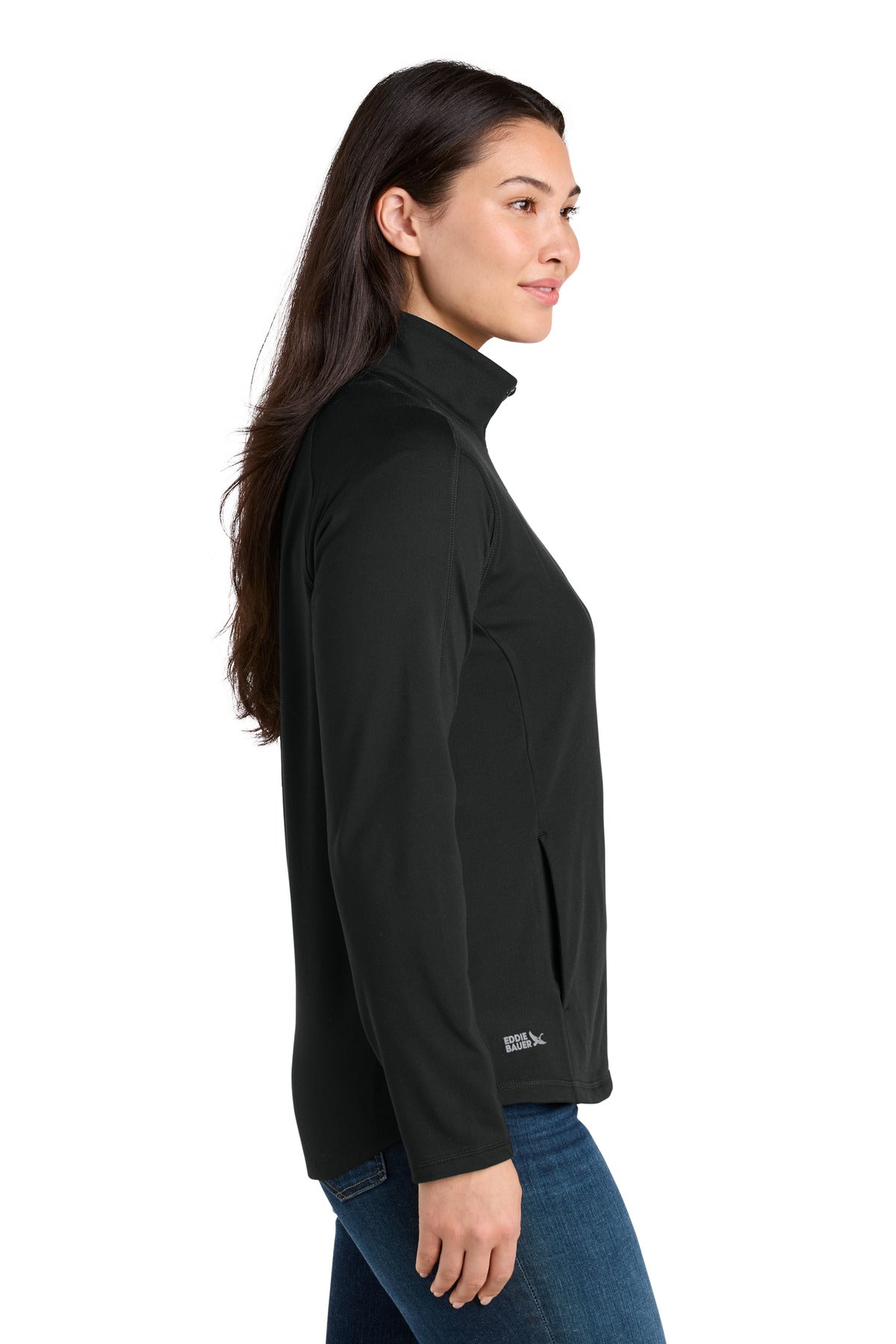 DeepBlack Eddie Bauer Women's Adventurer Full-Zip EB121 plain