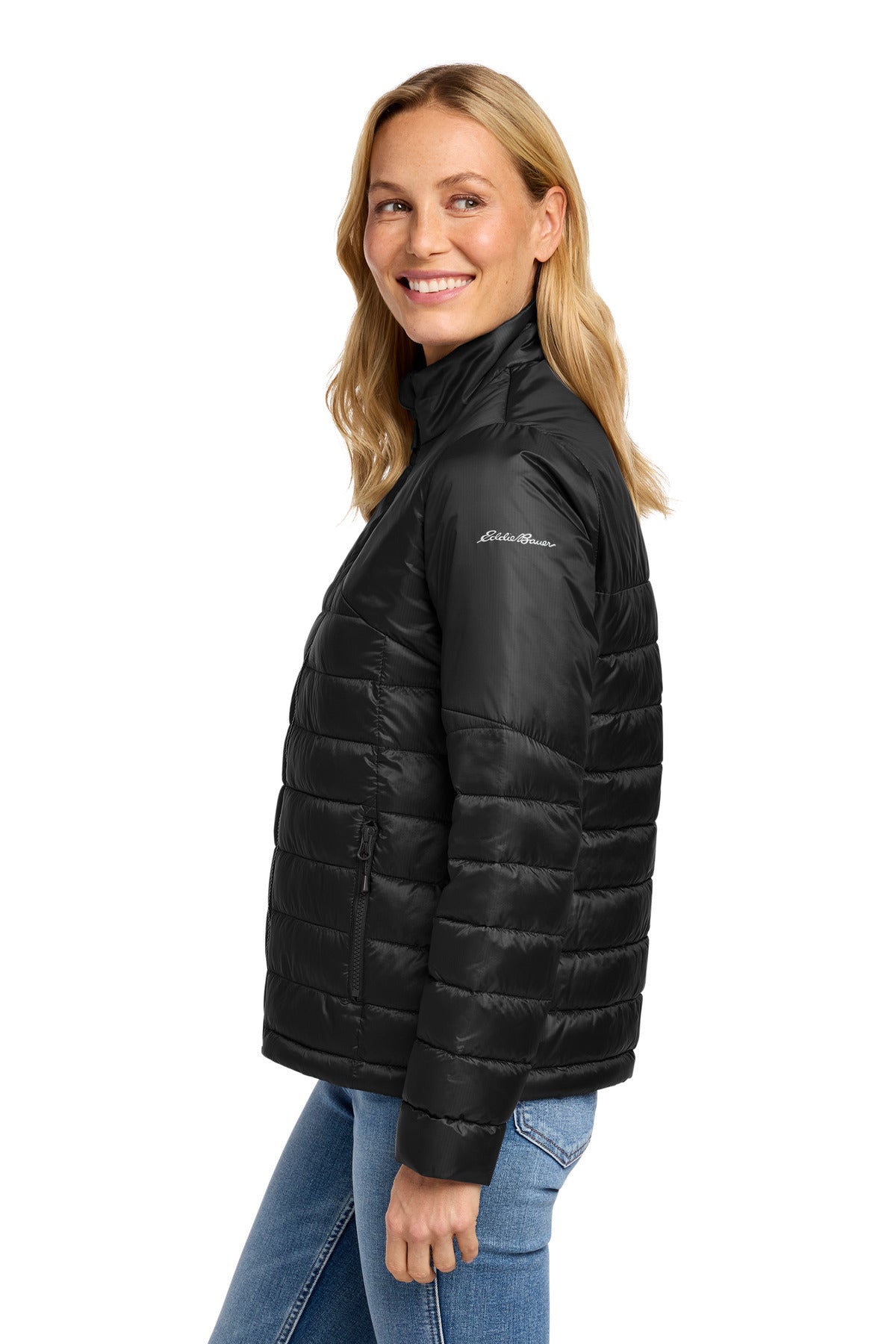 DeepBlack Eddie Bauer Women's Quilted Jacket EB511 plain