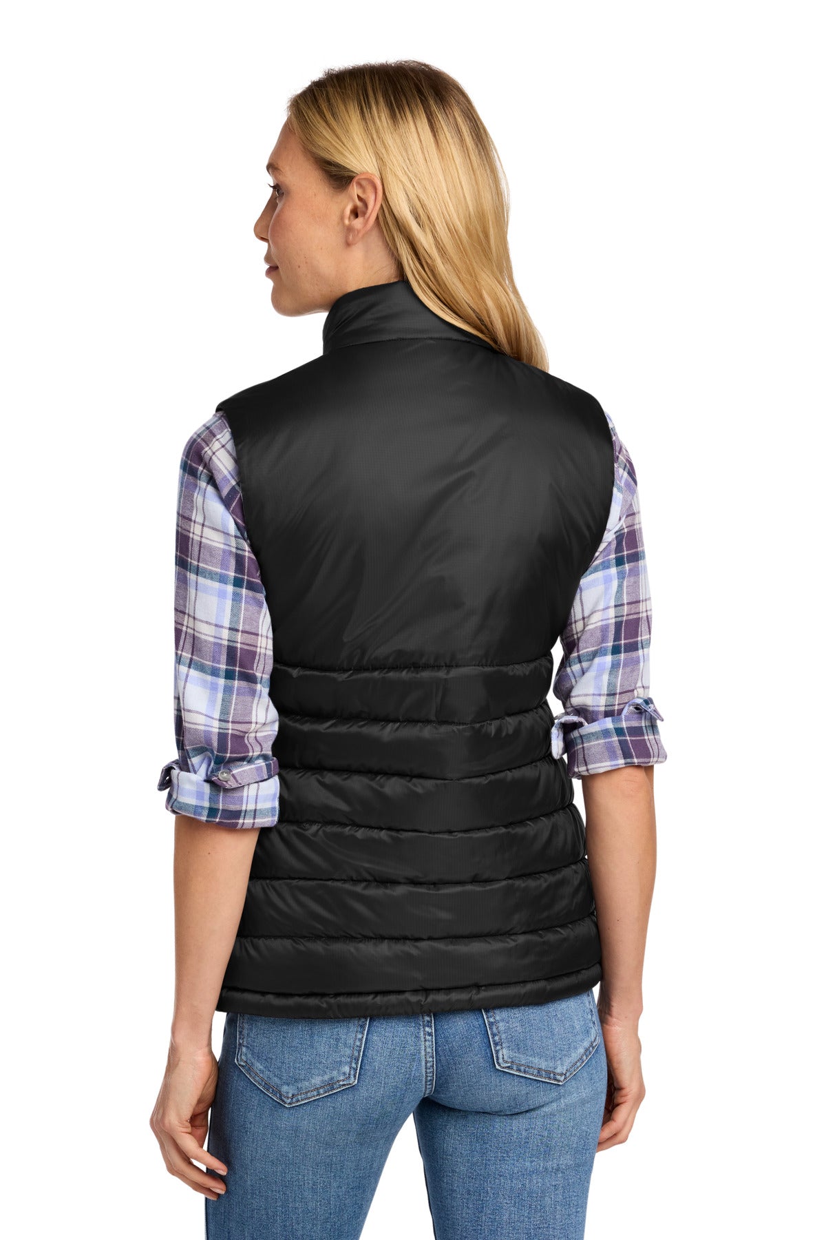 DeepBlack Eddie Bauer Women's Quilted Vest EB513 plain
