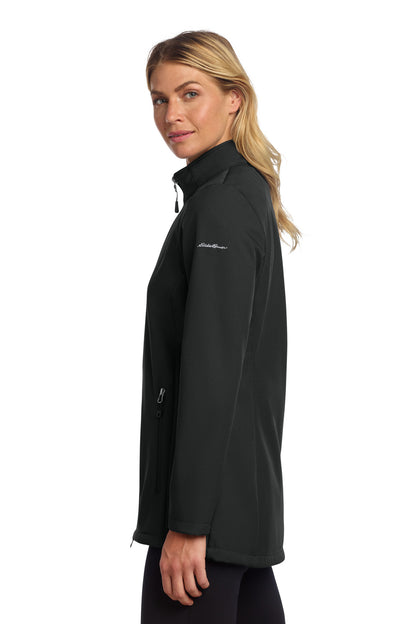 DeepBlack Eddie Bauer Women's Stretch Soft Shell Jacket EB545 plain