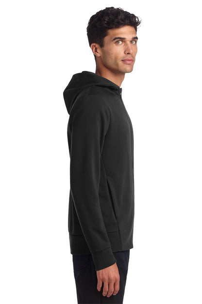 DeepBlack Mercer+Mettle Double-Knit Full-Zip Hoodie MM3002 plain