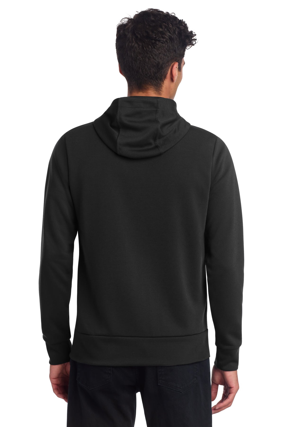 DeepBlack Mercer+Mettle Double-Knit Full-Zip Hoodie MM3002 plain