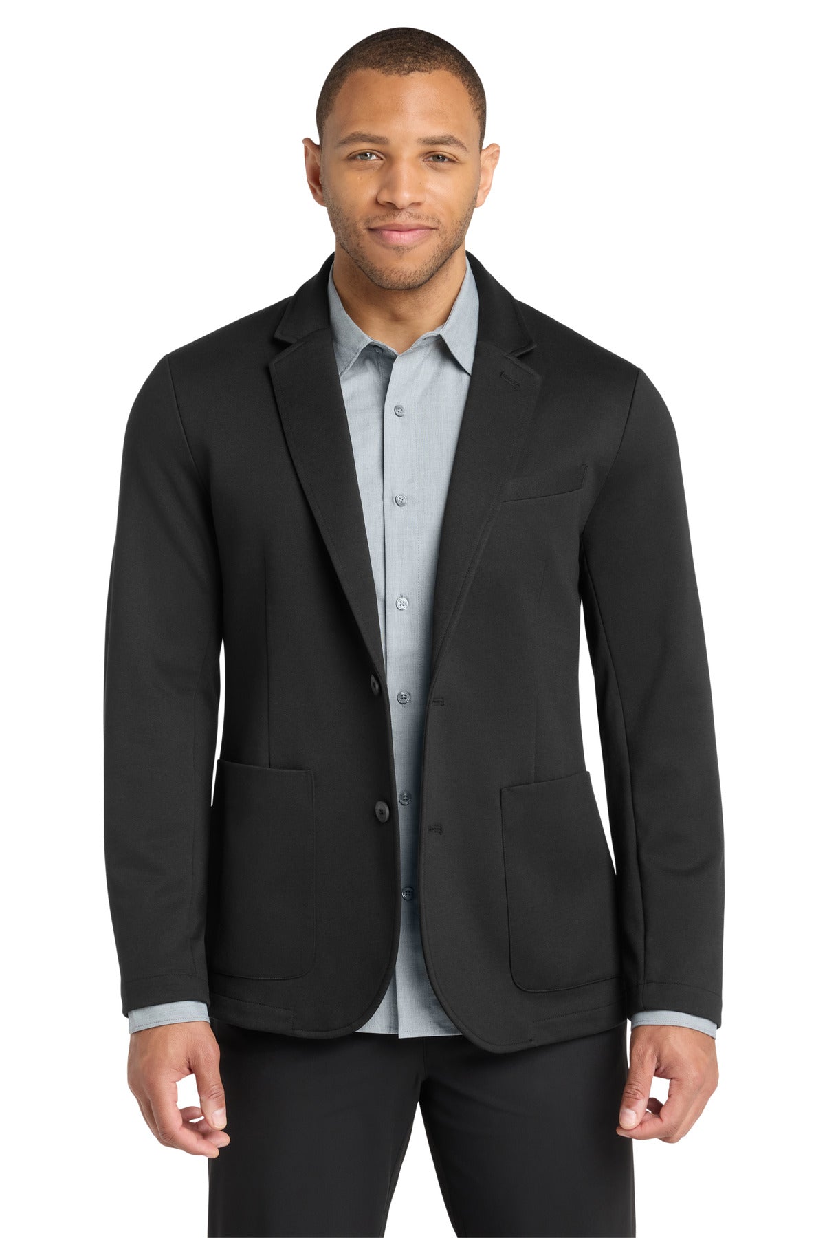 DeepBlack Mercer+Mettle Relaxed Knit Blazer MM3030