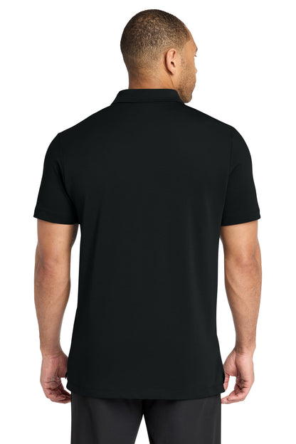 DeepBlack Mercer+Mettle Stretch Pique Polo MM1004