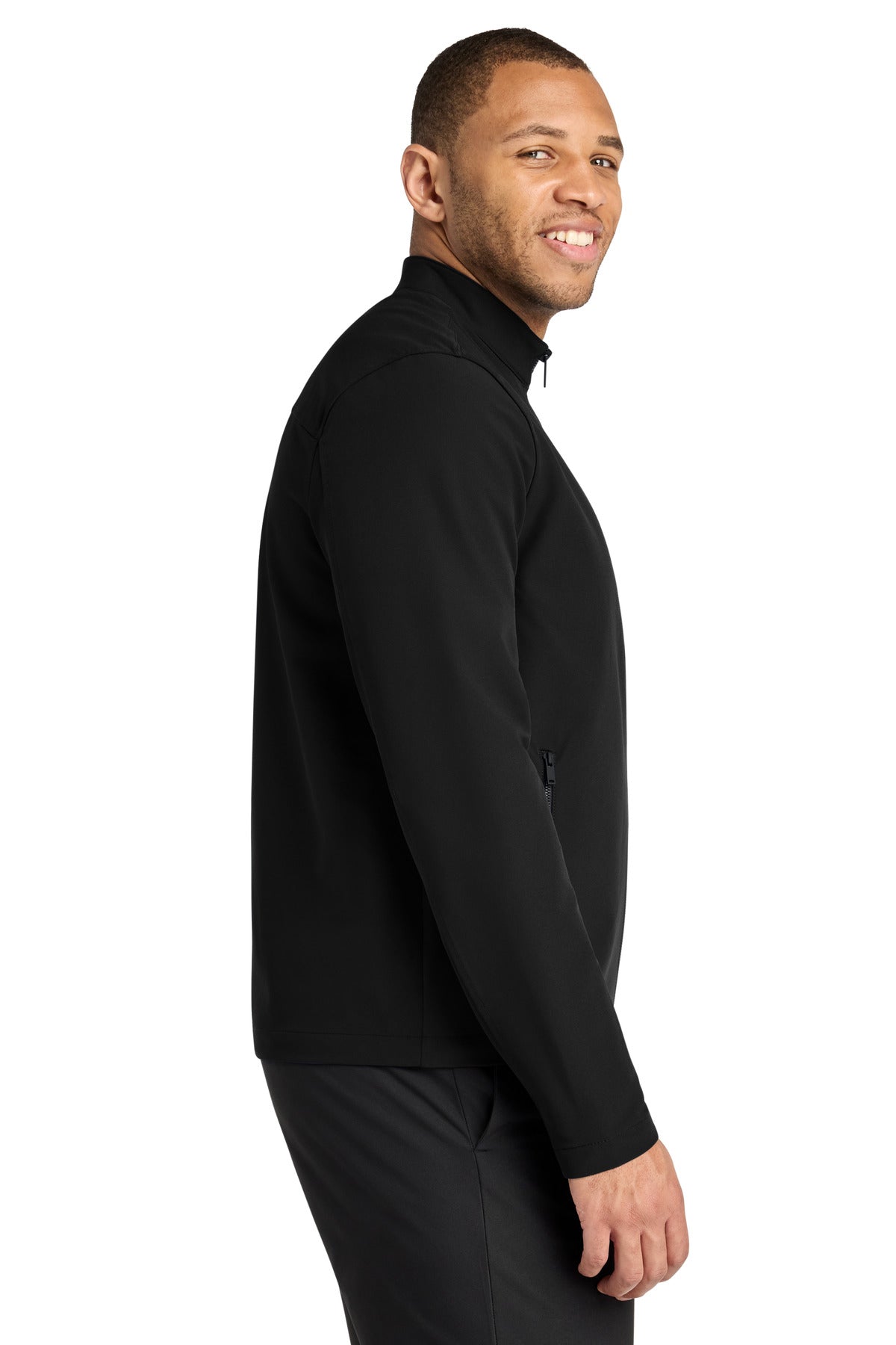 DeepBlack Mercer+Mettle Stretch Soft Shell Jacket MM7102 plain