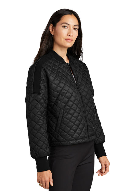DeepBlack Mercer+Mettle Women's Boxy Quilted Jacket MM7201 plain