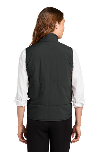 DeepBlack Mercer+Mettle Women's Brookline Quilted Vest MM7223 plain