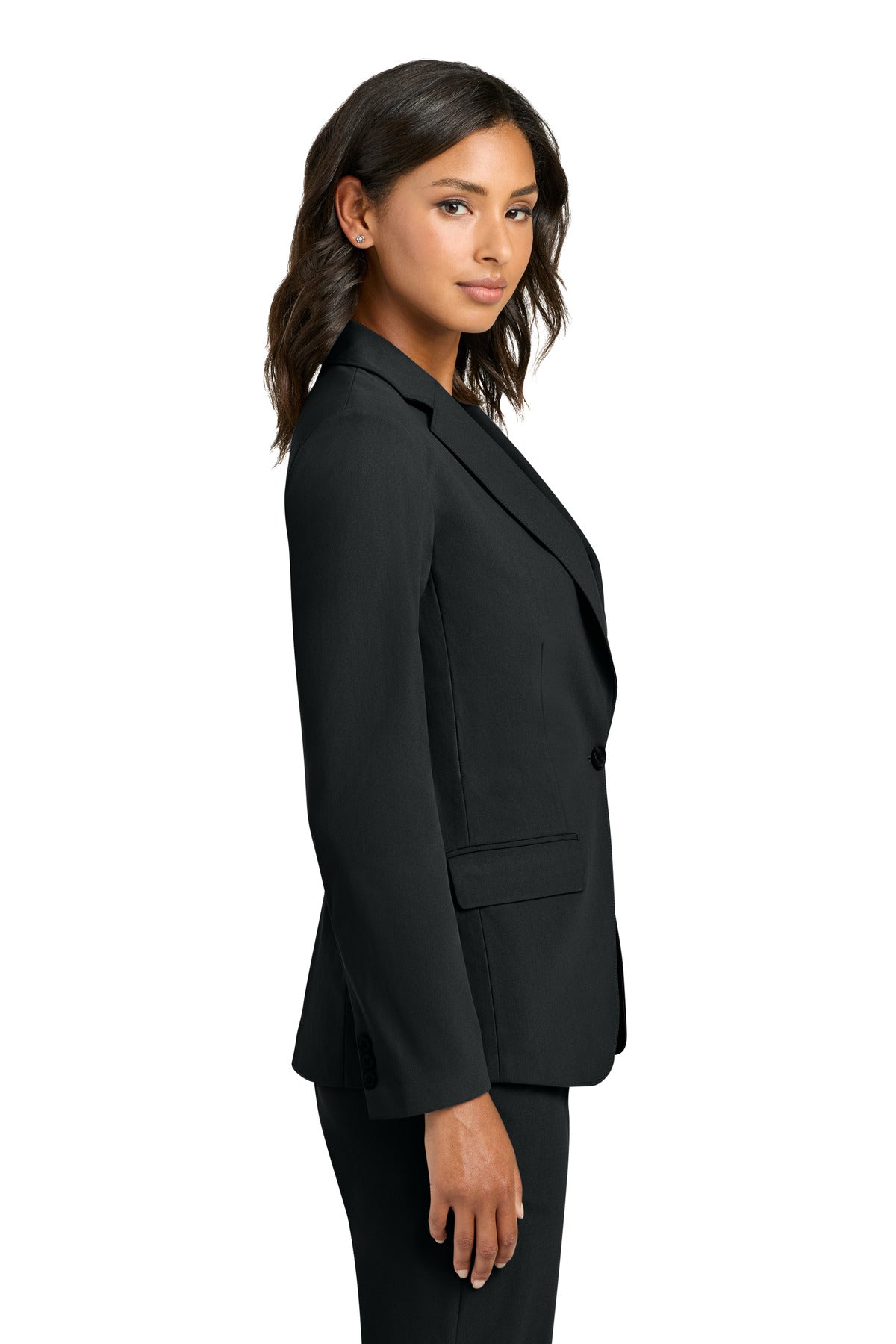 DeepBlack Mercer+Mettle Women's Capital Tech Blazer MM3033 plain