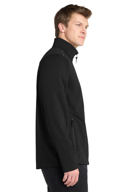 DeepBlack Port Authority Collective Tech Soft Shell Jacket J921 plain