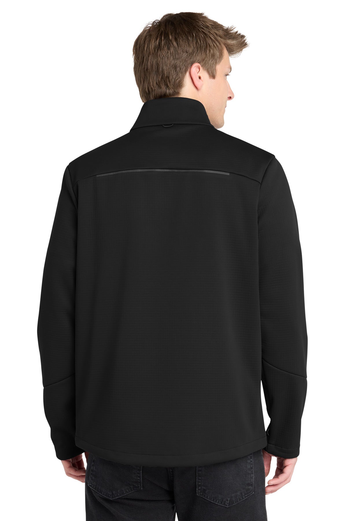 DeepBlack Port Authority Collective Tech Soft Shell Jacket J921 plain