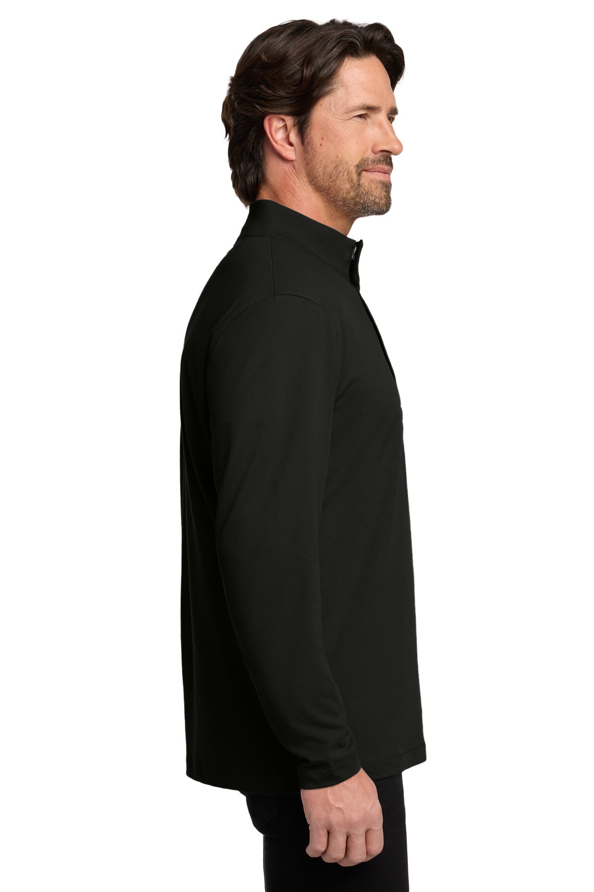 DeepBlack Port Authority Fairway Stretch 1/4-Zip K829 plain