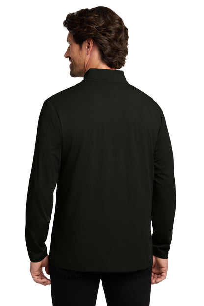 DeepBlack Port Authority Fairway Stretch 1/4-Zip K829 plain