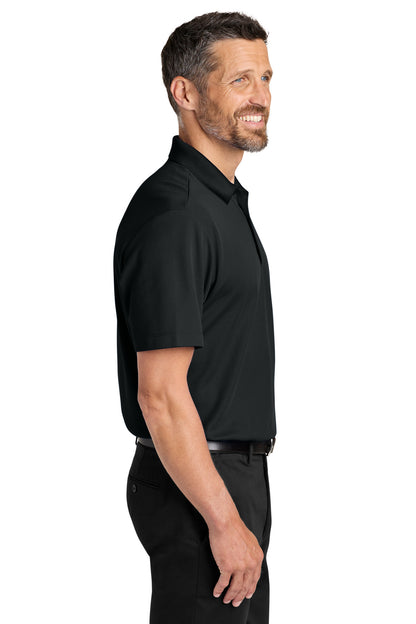 DeepBlack Port Authority Plaited Pique Polo K620 plain