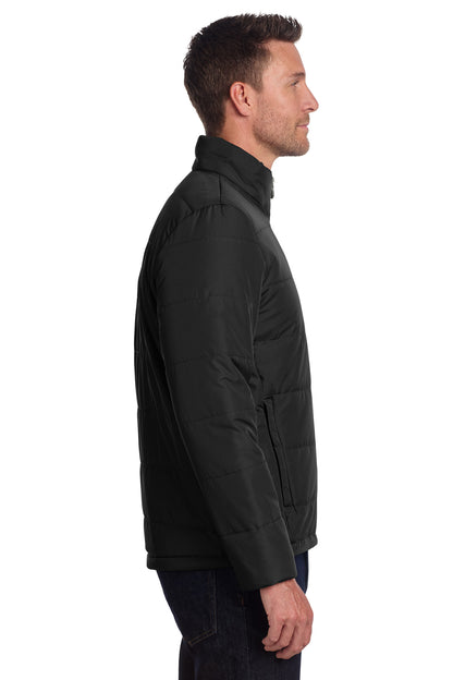 DeepBlack Port Authority Puffer Jacket J852 plain
