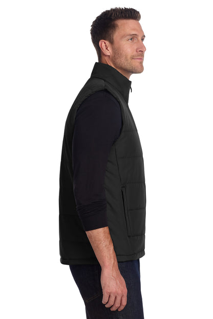 DeepBlack Port Authority Puffer Vest J853 plain
