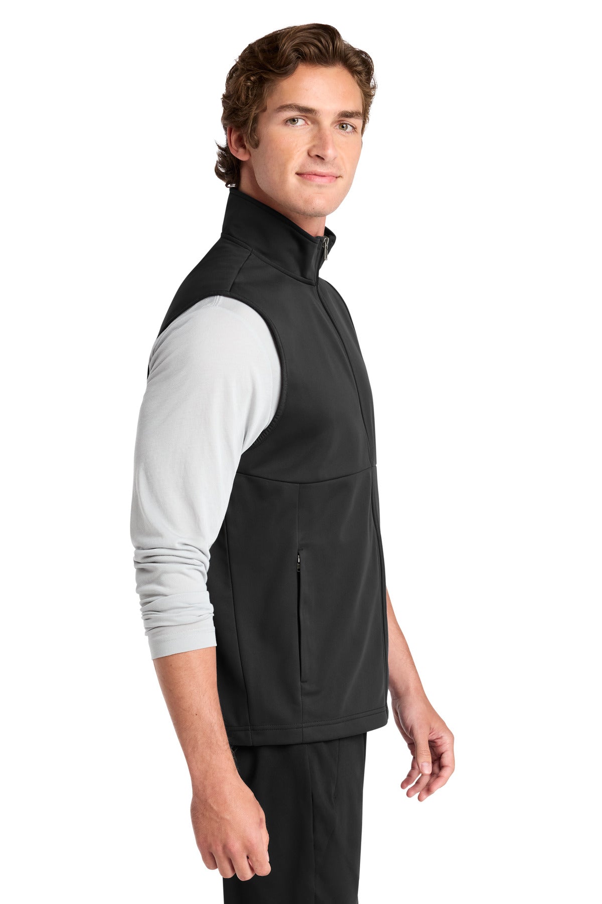DeepBlack Sport-Tek Soft Shell Vest ST981 plain