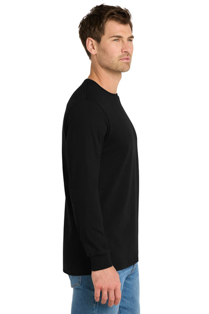 DeepBlack Volunteer Knitwear Chore Long Sleeve Tee VL60LS plain