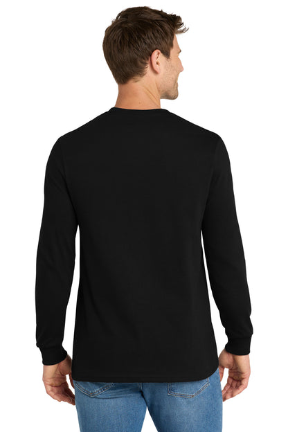 DeepBlack Volunteer Knitwear Chore Long Sleeve Tee VL60LS plain
