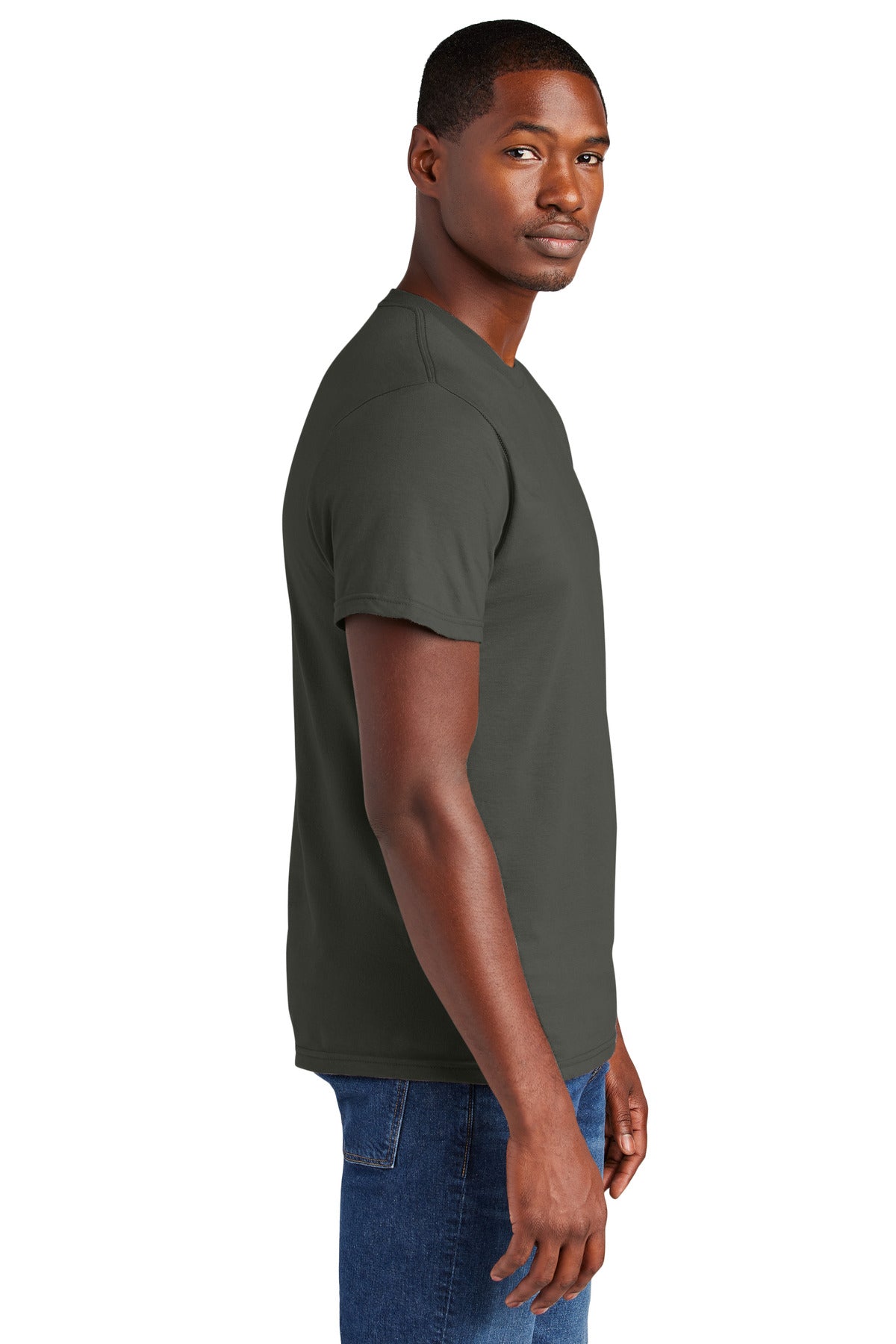 DeepestGry District Very Important Tee . DT6000 plain