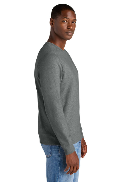 DeepGreyHt District Re-Fleece Crew DT8104 plain