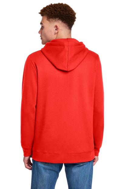 DeepOrange New Era Comeback Fleece Pullover Hoodie NEA550 plain