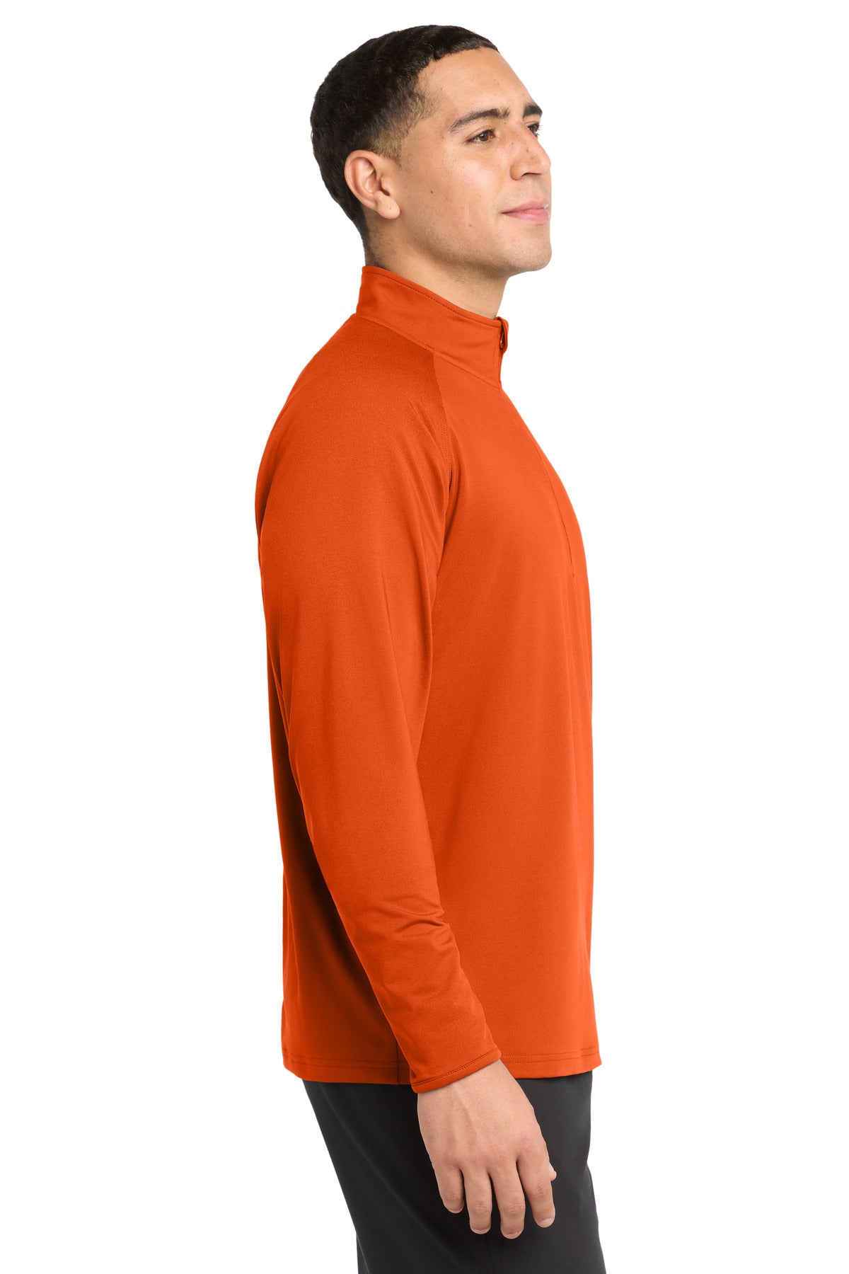 DeepOrange Sport-Tek Sport-Wick Stretch 1/4-Zip Pullover. ST850
