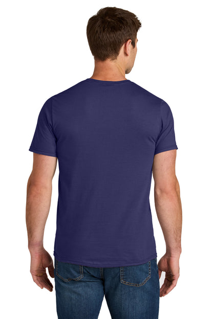 DeepPurple Jerzees Ultimate Unisex Ring Spun T-Shirt IC46M plain