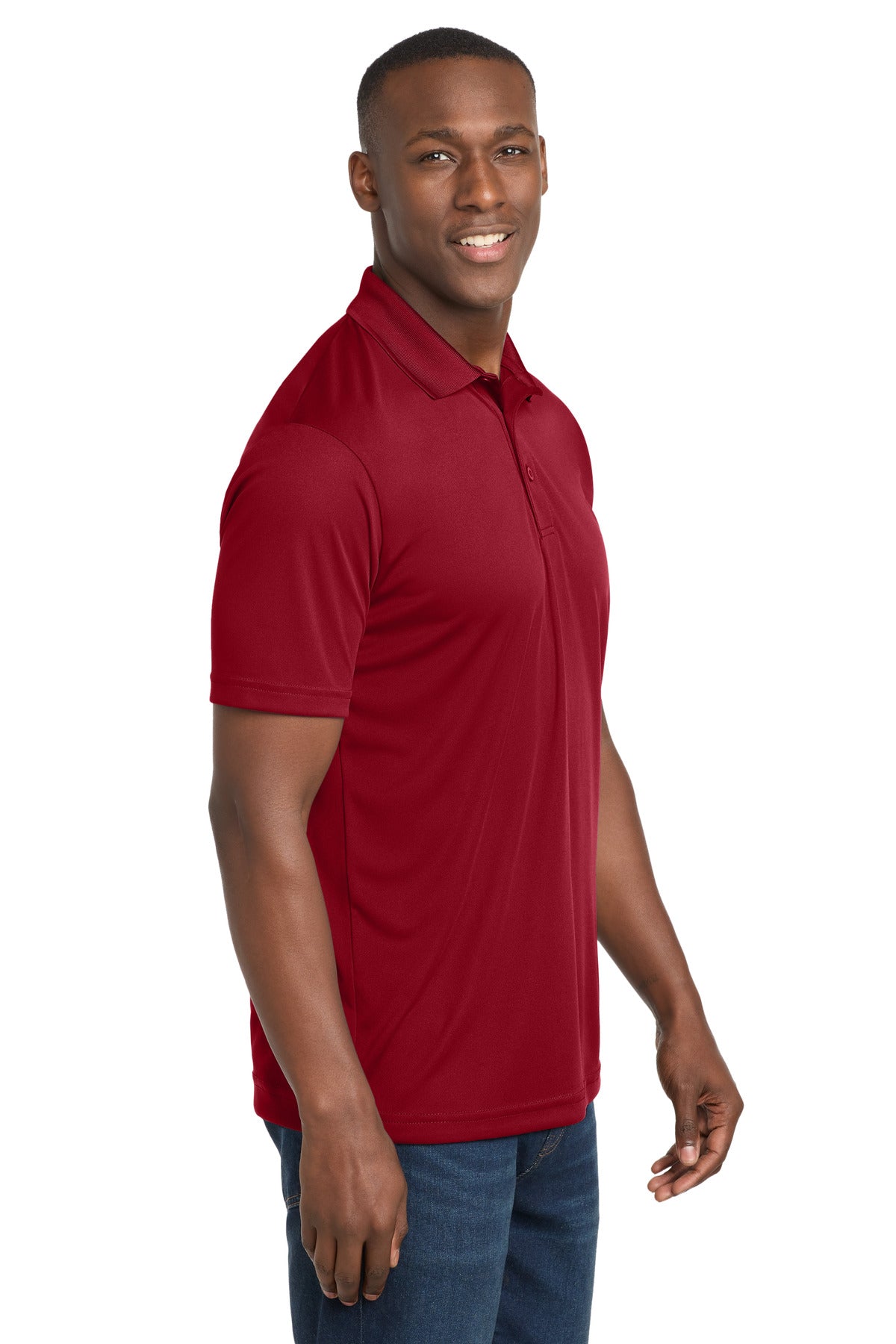 DeepRed Sport-Tek PosiCharge Competitor Polo. ST550 plain