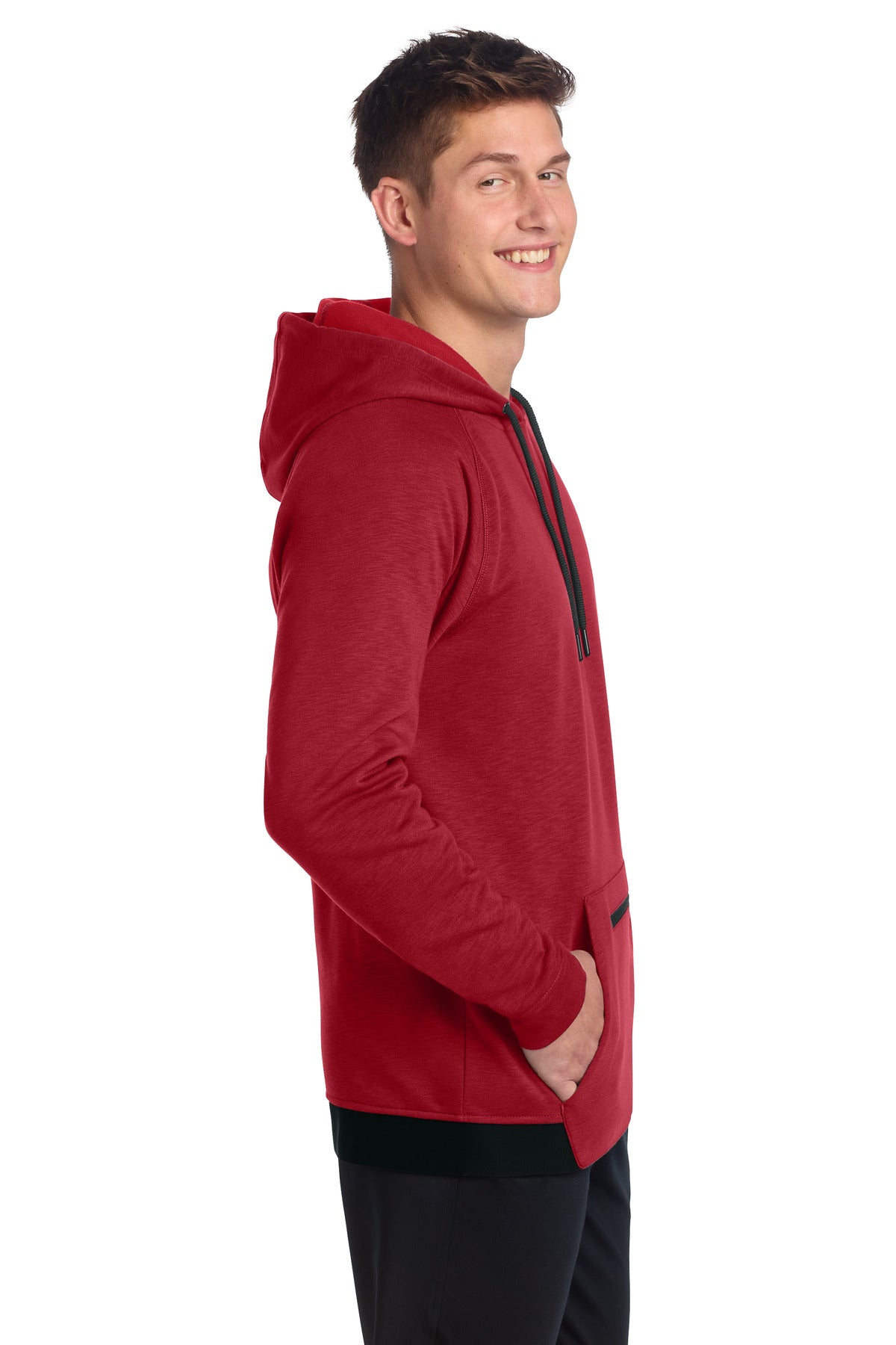 DeepRed Sport-Tek PosiCharge Strive Hooded Pullover ST571 plain