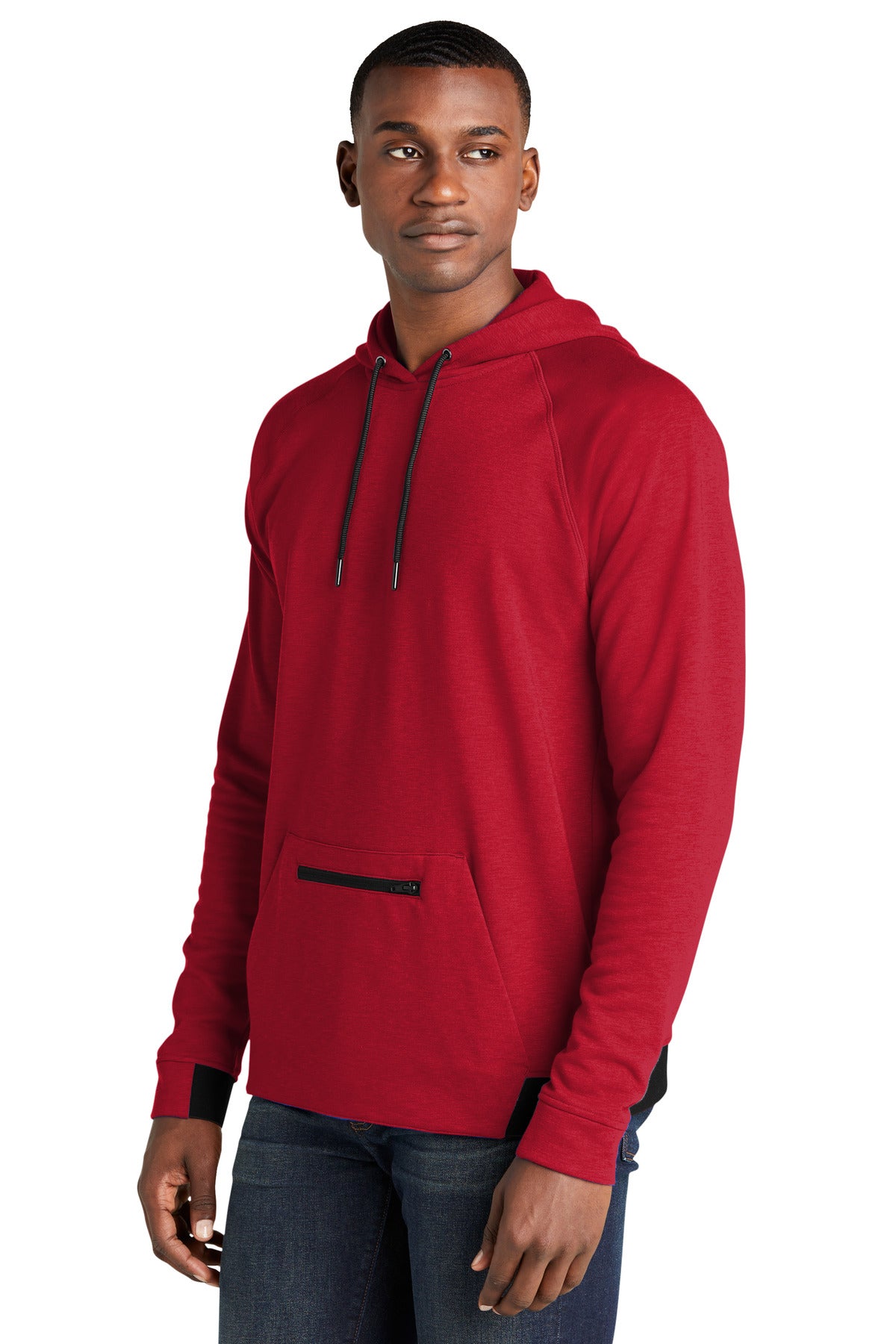 DeepRed Sport-Tek PosiCharge Strive Hooded Pullover ST571 plain