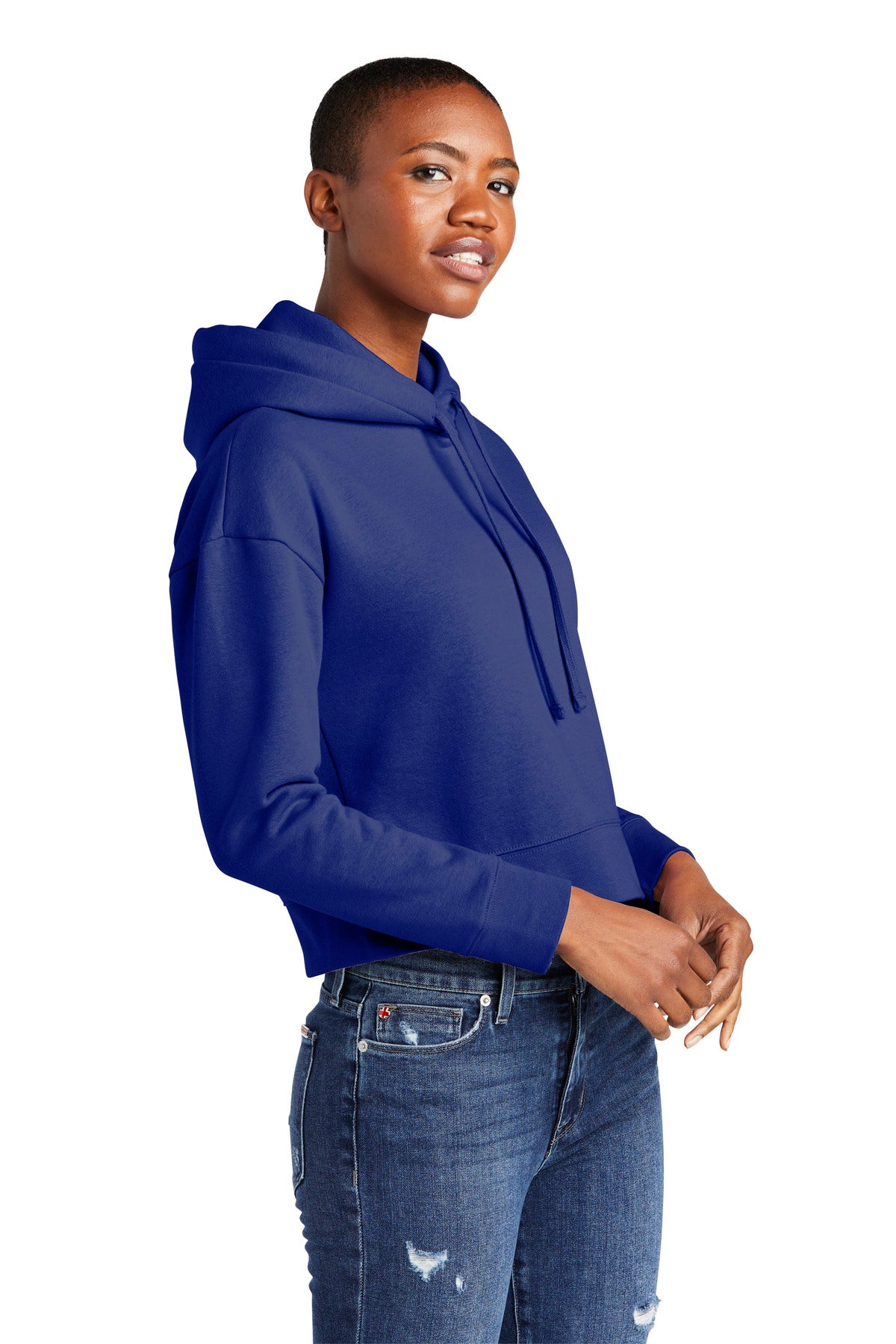 DeepRoyal District Women's V.I.T. Fleece Hoodie DT6101 plain