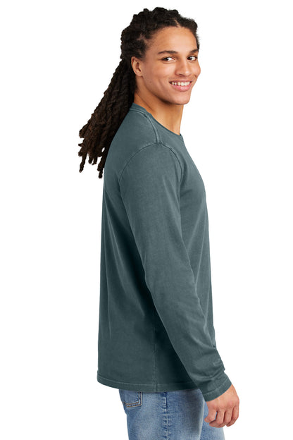DeepStlBlu District Wash Long Sleeve Tee DT2103 plain