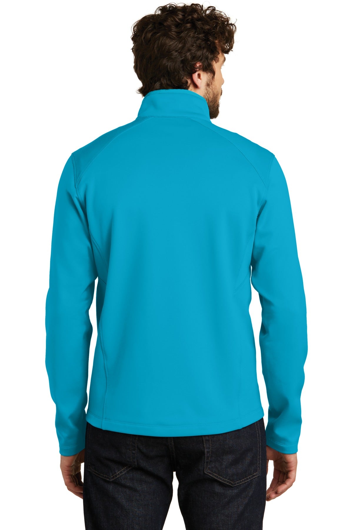 Denali Blue Eddie Bauer Highpoint Fleece Jacket. EB240 plain