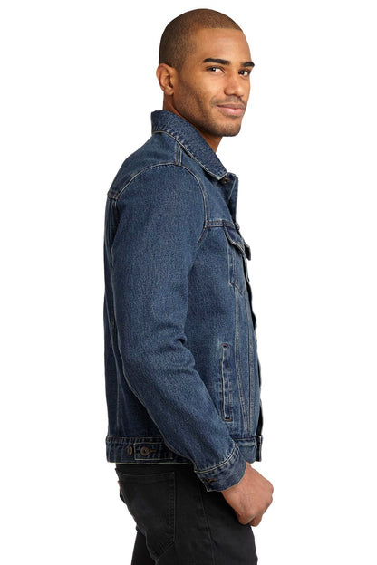 Denim Port Authority Denim Jacket. J7620 plain