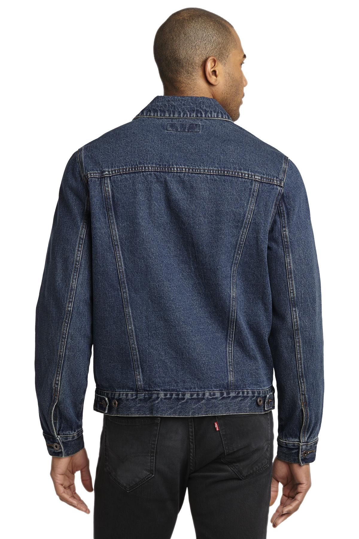 Denim Port Authority Denim Jacket. J7620 plain