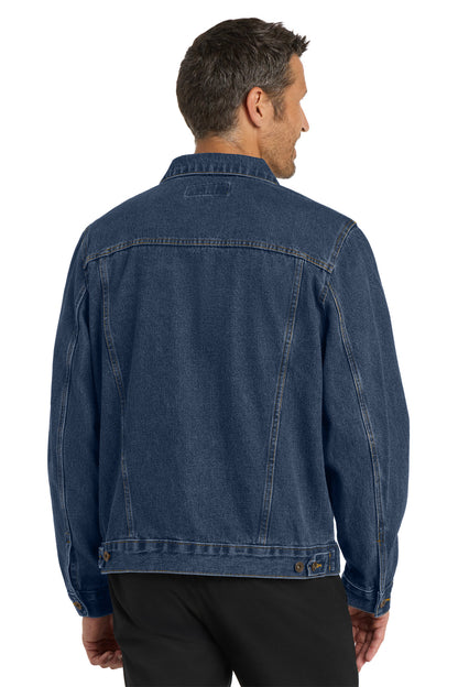 Denim Port Authority Denim Jacket. J7620 plain